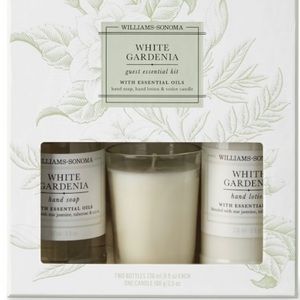 Williams Sonoma White Gardenia guest set. NWT